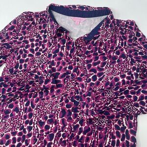 Lilly Pulitzer Davie‎ Hollyhock Gigi Giraffe Print Dress Size 0 *No Belt*